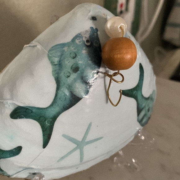 Decoupage Fish with a Hook Decorative Accent or Trinket Tray - Picture 7 of 14